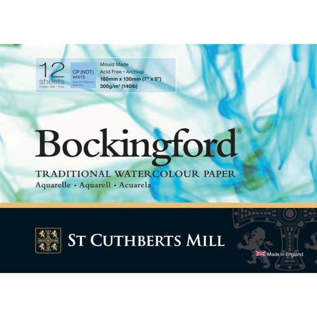 Bockingford Aquarelblok CP/NOT 300g 18x13cm