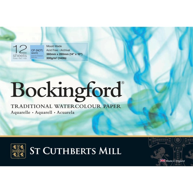 Bockingford Aquarelblok CP/NOT 300g 36x26cm