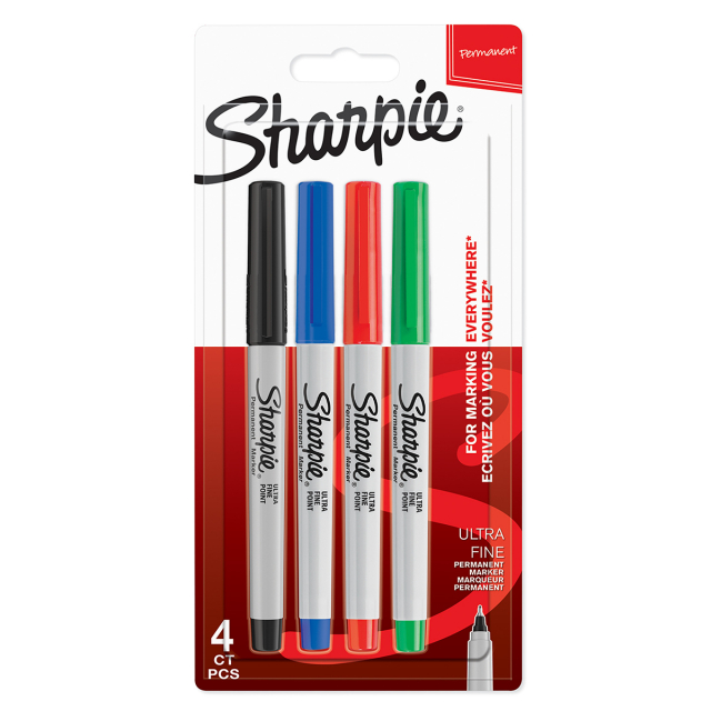 Ultrafine Marker 4-pack