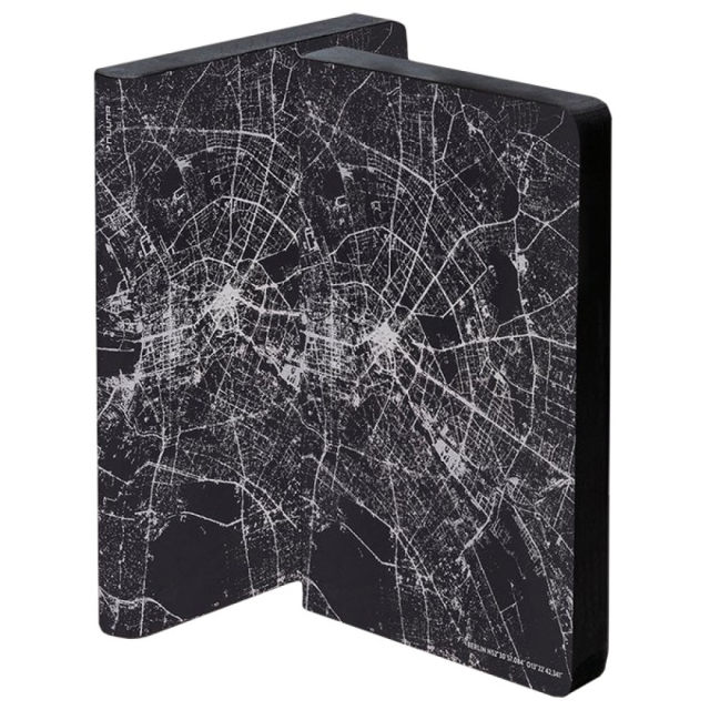 Notebook Graphic Traveller - Nightflight Berlin Silver