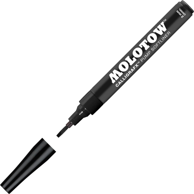 CALLIGRAFX Softliner 2mm soft brush-tip