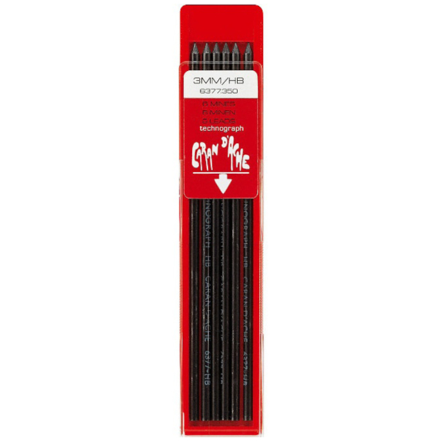 3 mm vulpotloodvullingen 6-pack Technograph
