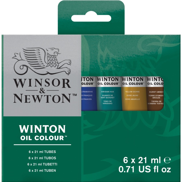 Winton Olieverf Tube Set 6 x 21 ml
