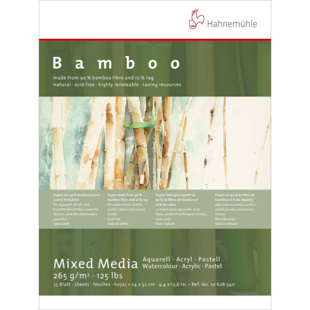 Mixed Media Bamboo 265gr 24x32 cm
