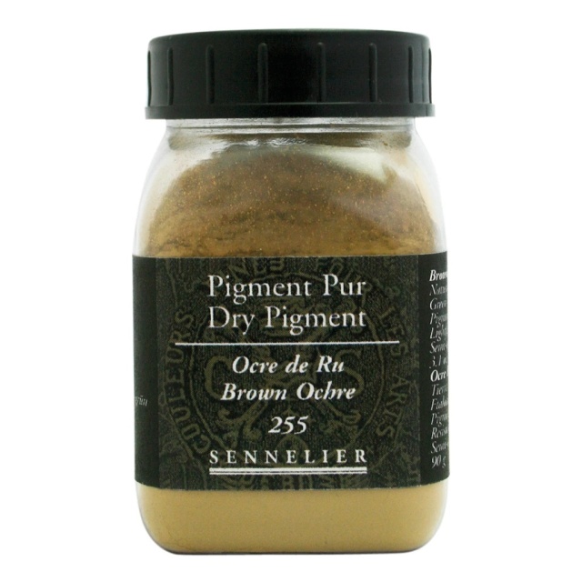 Pigment (Prijsklasse 1) Yellow ochre 80g -A 252 in de groep Kunstenaarsmateriaal / Kunstenaarsverf / Pigment bij Voorcrea (108633)