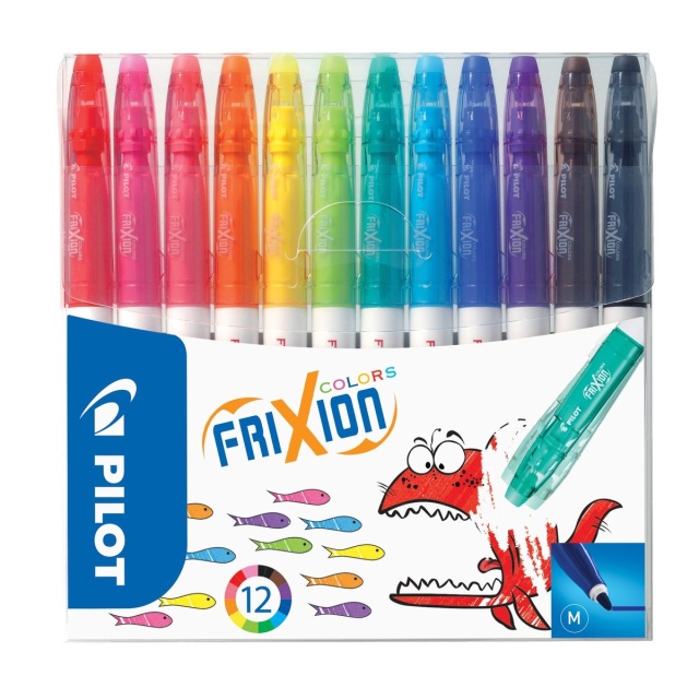FriXion Colors 12-pack Uitwisbare Viltstiften (+3 jaar)