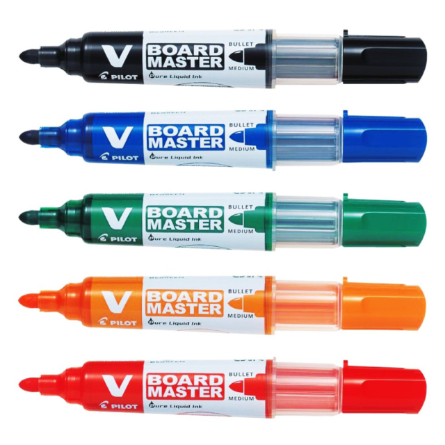 V-Board Master Round Blue in de groep Pennen / Labelen en kantoor / Whiteboardstiften bij Voorcrea (109299)
