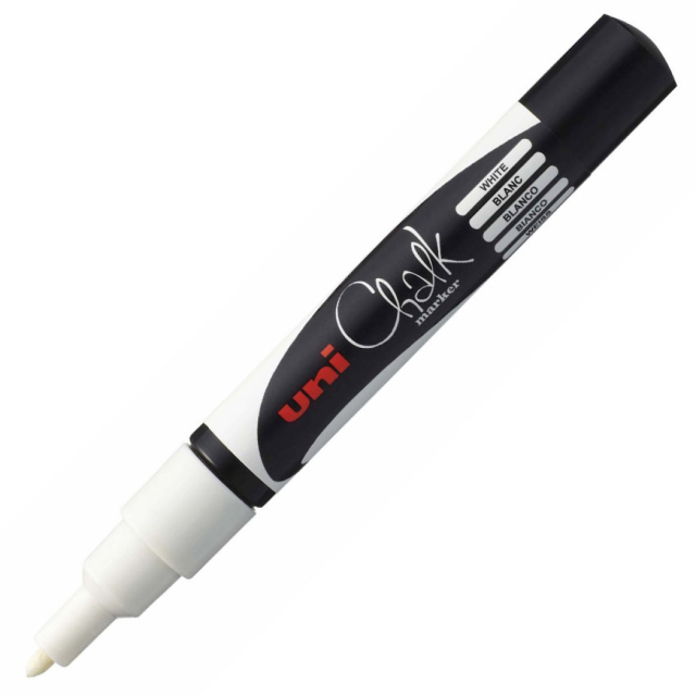 Chalk Marker PWE-5M Black in de groep Pennen / Labelen en kantoor / Markers bij Voorcrea (109943)