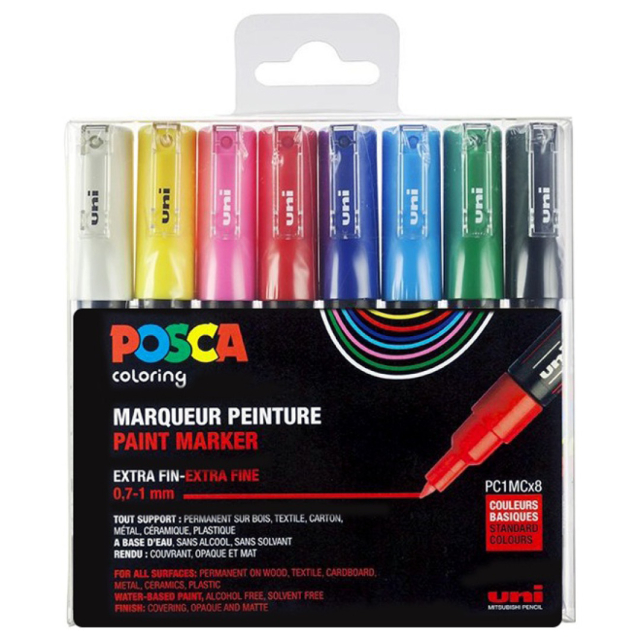 Posca PC-1MC Standard Colours 8-set
