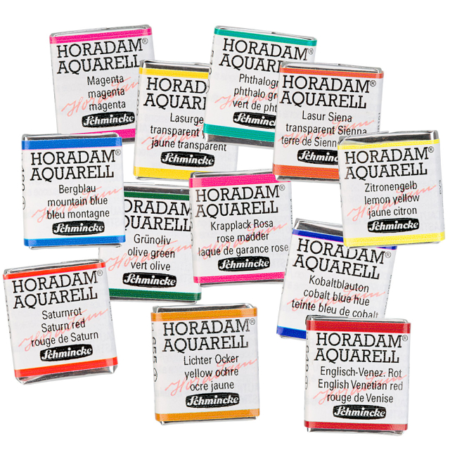 Horadam Aquarell 1/2 napje (Prijsklasse 2) 650 spinel brown in de groep Kunstenaarsmateriaal / Kunstenaarsverf / Aquarelverf / Aquarelverf in napje bij Voorcrea (110505)