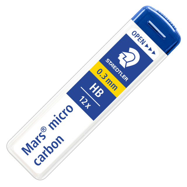 Mars Micro vulpotloodvullingen 0,3 12-pack