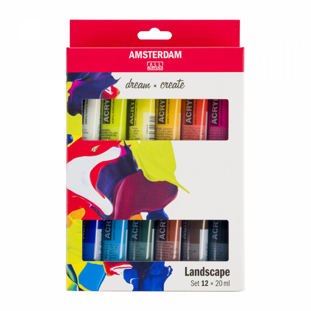 Amsterdam Acrylverf Landscape Set 12 x 20 ml