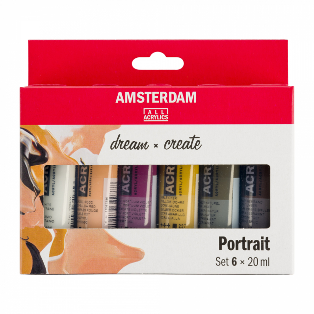 Amsterdam Acrylverf Portrait Set 6 x 20 ml