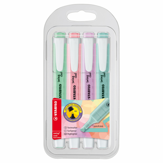 Swing Cool Pastel 4-pack