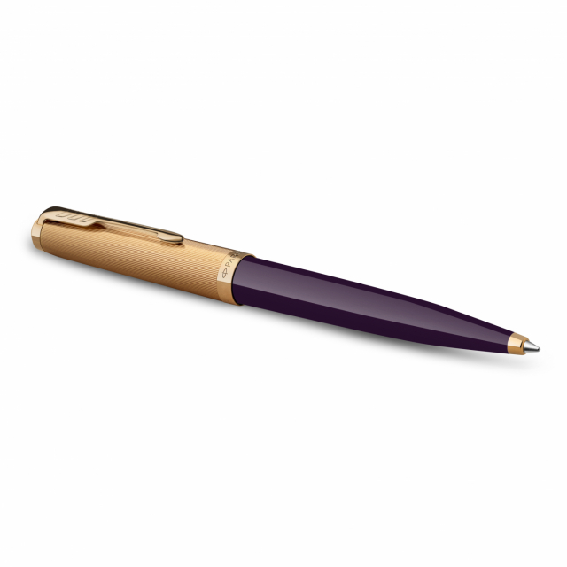 51 Plum/Gold Balpen