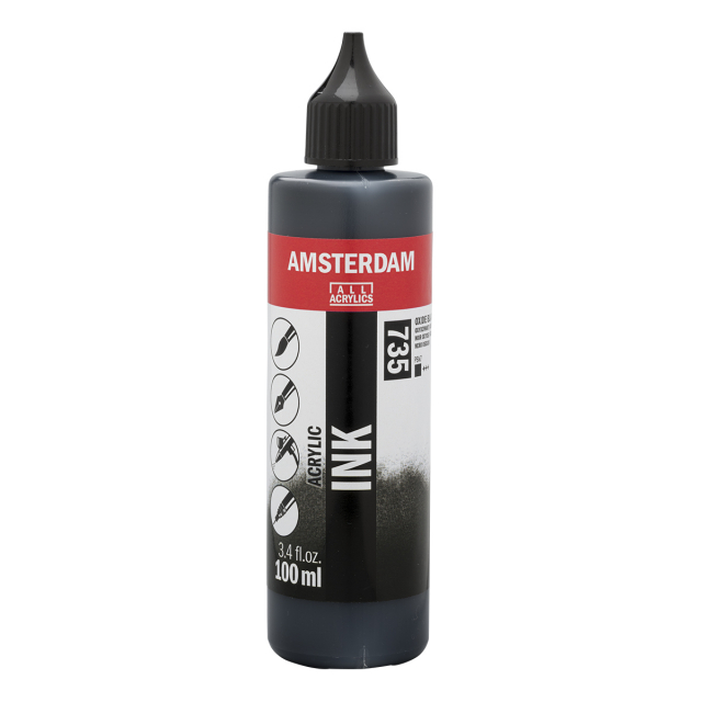 Acryl Ink 100 ml Oxide Black