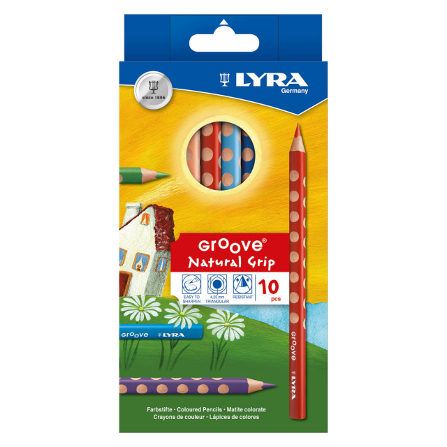 Groove Kleurpotloden 10-pack