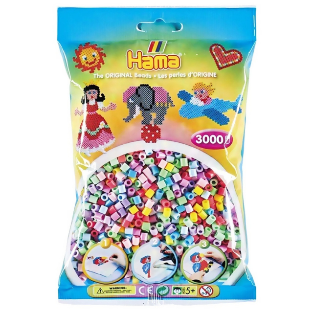 Midi Beads 3000 pcs Mix 568 in de groep Creëren & Hobby / Creëren / Strijkkralen & Strijkkralenbordje bij Voorcrea (126146)