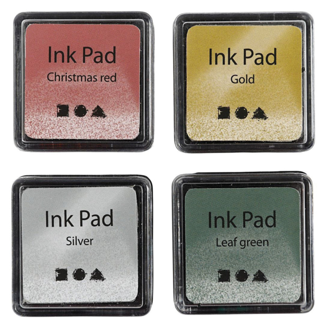Stempelkussen 4-pack Metallic