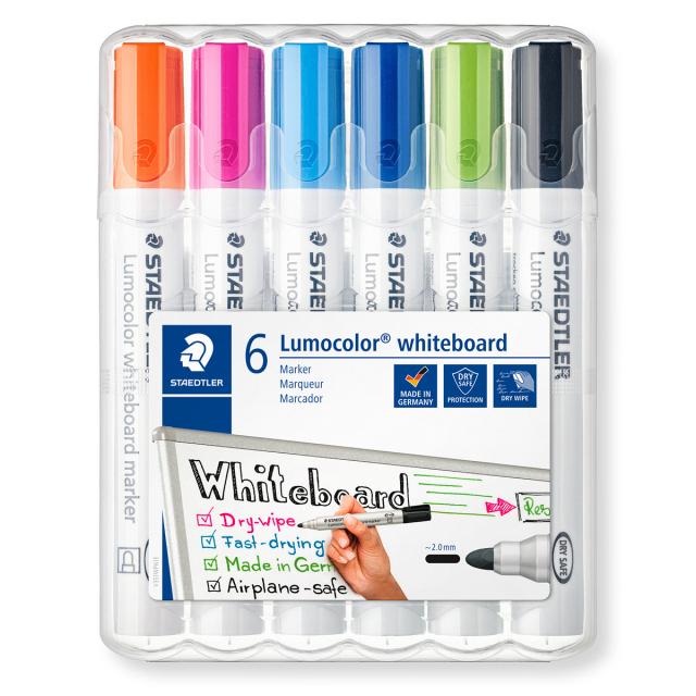 Lumocolor Whiteboard marker 6-pack 2 mm