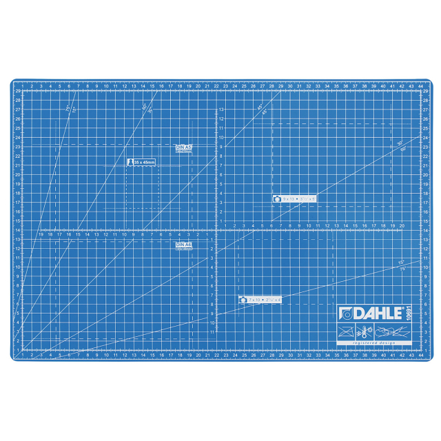 Snijmat Blauw A3