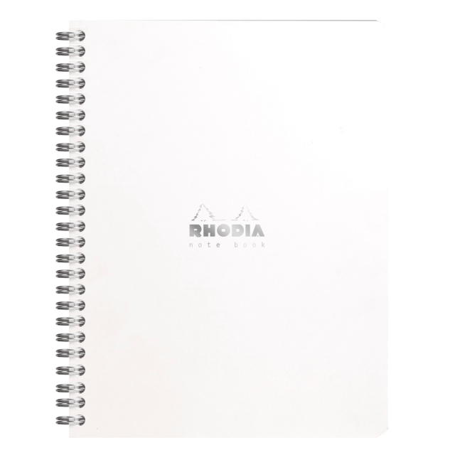 Notebook Spiral Wit A5 Geruit