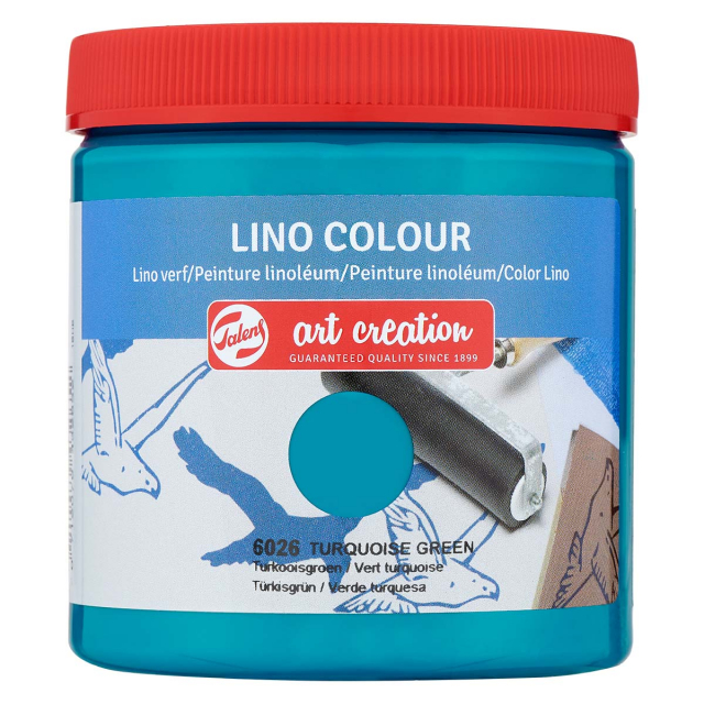 Lino Colour 250 ml White (1000) in de groep Creëren & Hobby / Techniken / Linoleumprints bij Voorcrea (127702)