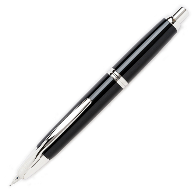 Capless Vulpen Black/Rhodium Broad