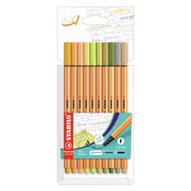 Point 88 Fineliner 10 pcs Trend