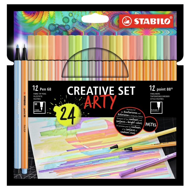 Creative Set Arty 24 pcs
