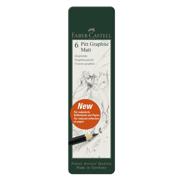Graphite Matt Pencil Set of 6