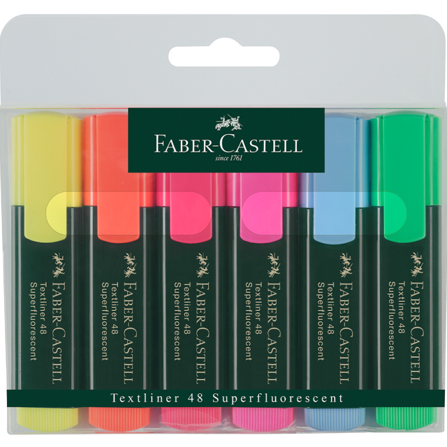 Textliner 48 Markeerstiften 6-pack