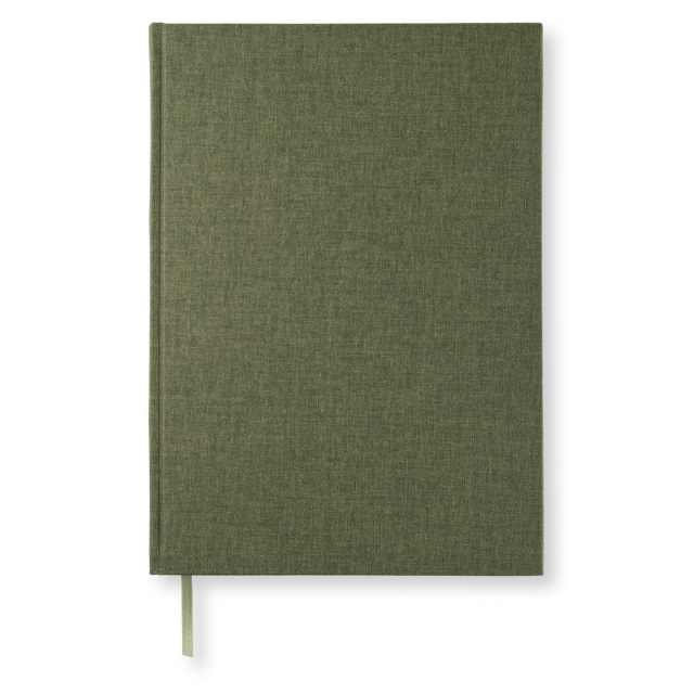 Notebook A4 Gelinieerd Khaki Green