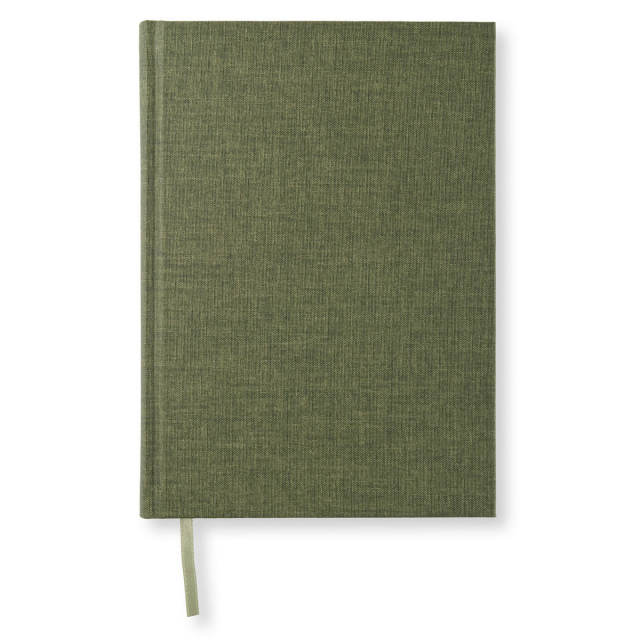 Notebook A5 Gelinieerd Khaki Green