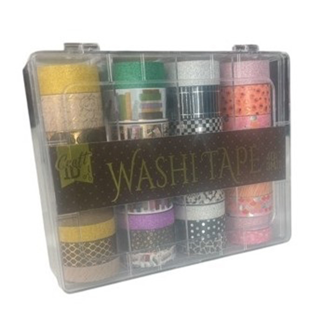 Washi Tape in Opbergbak, 40st.