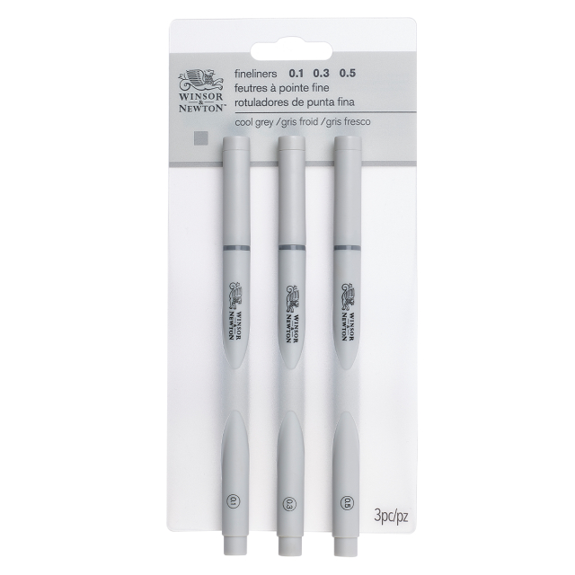 Fineliner 5-set Cool Grey