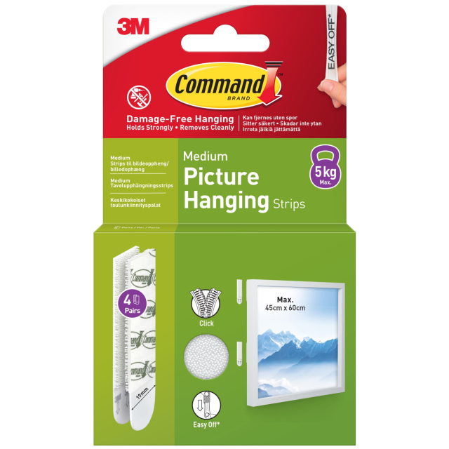 Command Hanging Strips Medium 4 st