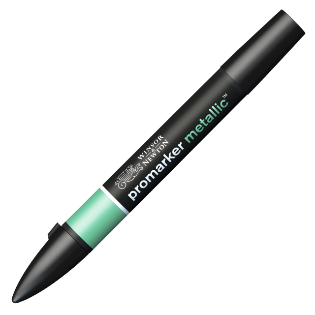 ProMarker Metallic per stuk Green  in de groep Pennen / Kunstenaarspotloden en -stiften / Illustratiemarkers bij Voorcrea (128615)