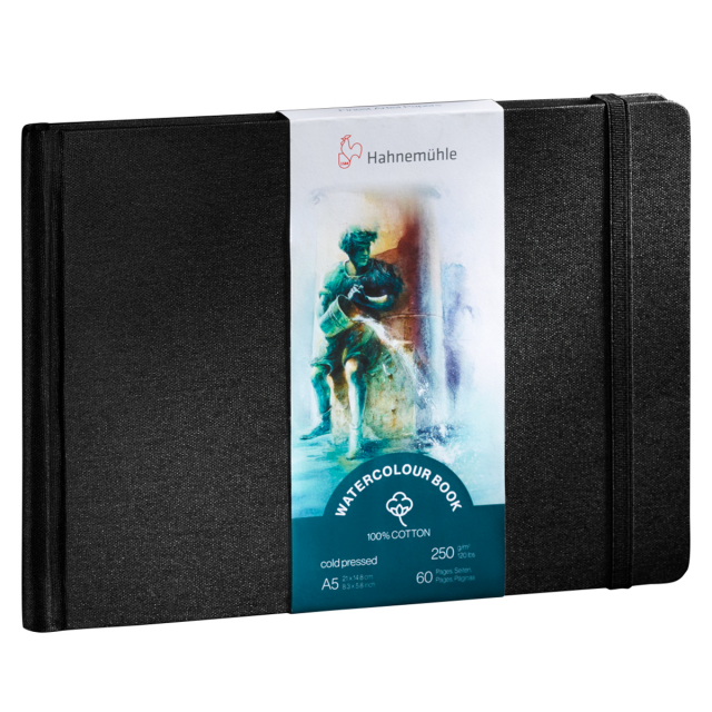 Watercolour Book Aquarelboek A5 250g Liggend formaat