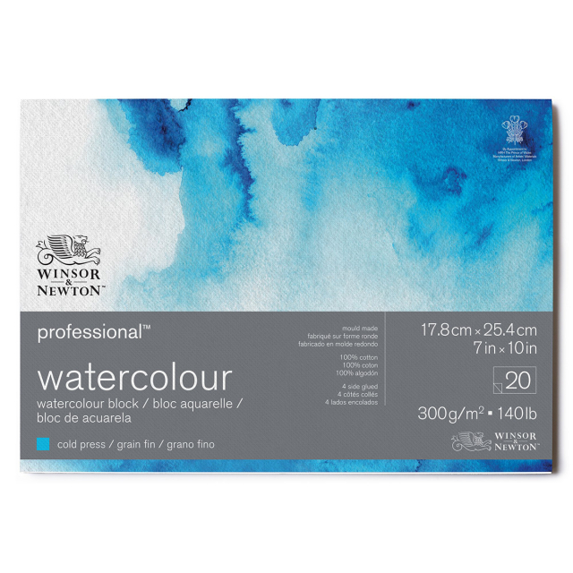 Professional Aquarelblok CP 18x26cm 300g