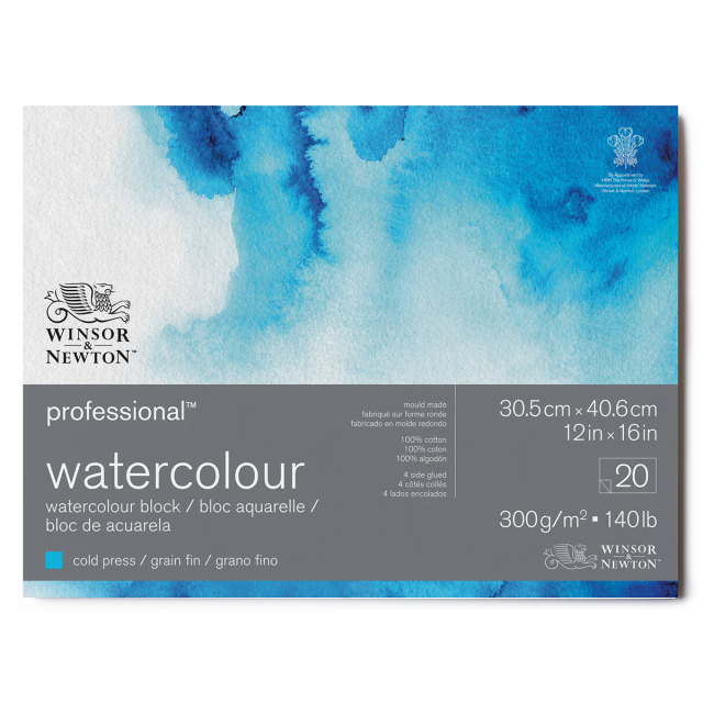Professional Aquarelblok CP 31x41cm 300g
