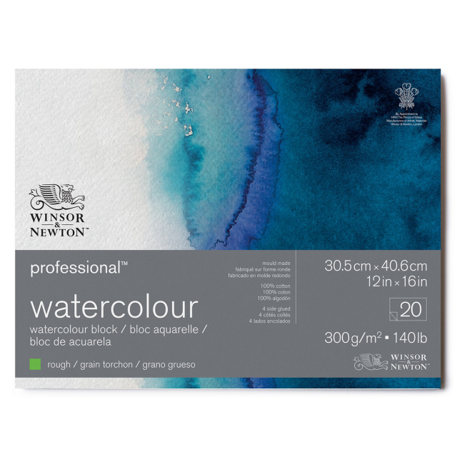 Professional Aquarelblok Rough 31x41 cm 300g