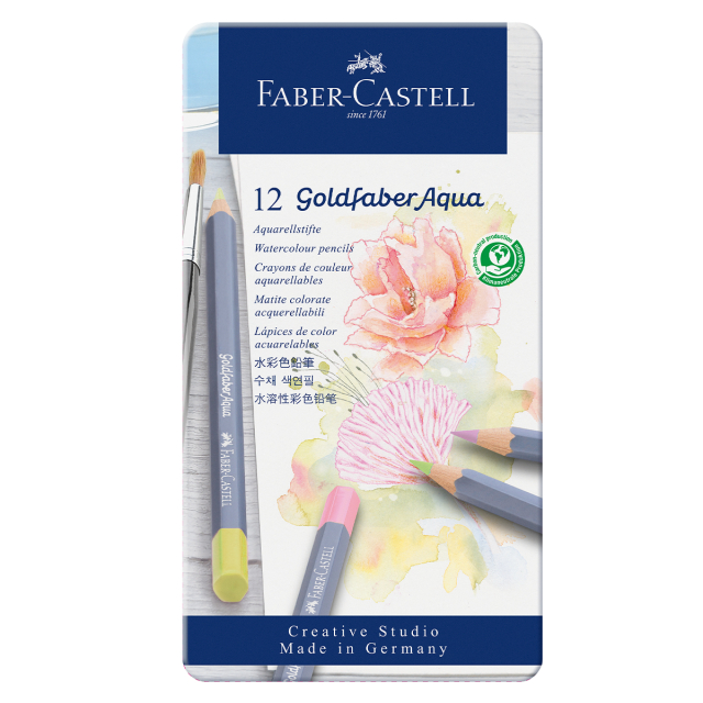 Goldfaber Aqua Aquarelpotloden 12-set Pastel