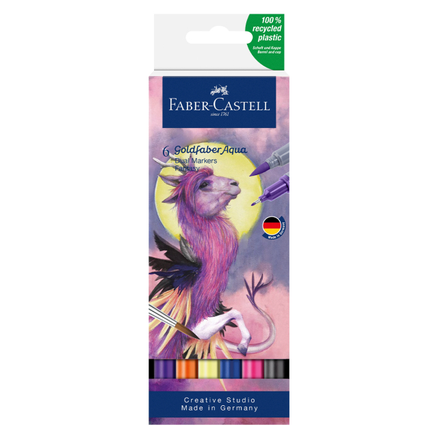 Goldfaber Aqua Dual Marker 6-set Fantasy