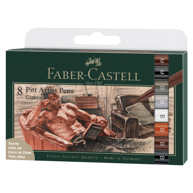 PITT Artist 8-pack Classic