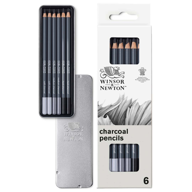 Studio Collection Houtskoolpotloden 6-set