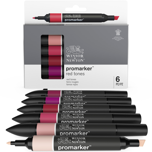 Promarker 6-set Red tones