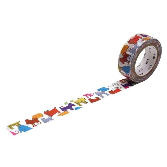 Washitape Lisa Larson Colorful Dog x MT