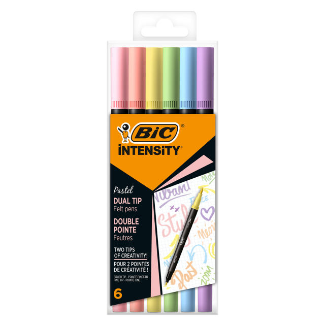 Intensity Dual Tip Pastel 6-set