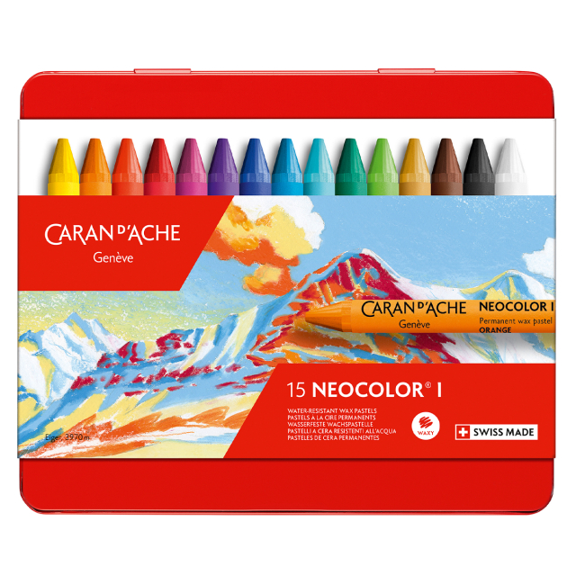Neocolor I Pastelkrijt 15-set